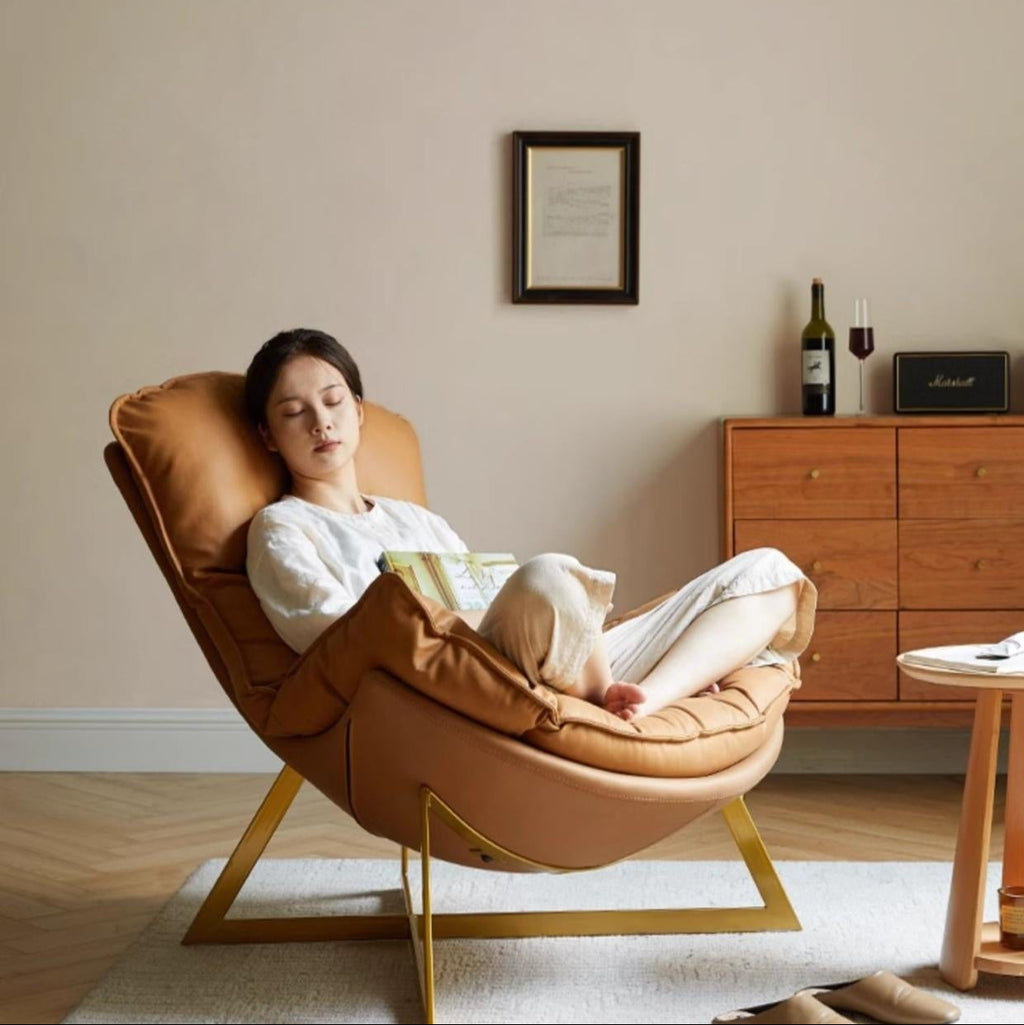 Fabric Modern Light Luxury Nordic Single Chair