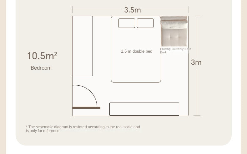Fabric Sofa Cream Wind Multi Functional Single Chair