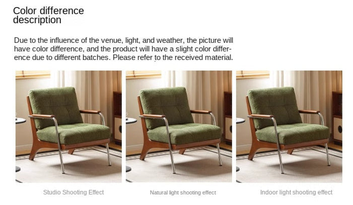 Beech Solid Wood Middle Ages Single Chair