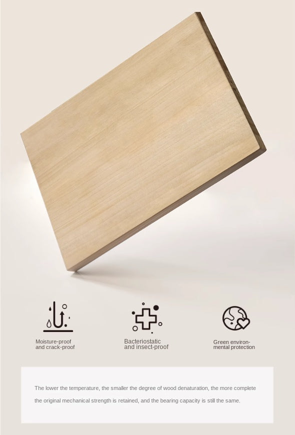 Poplar Solid Wood Antique Style Round Bauhaus Tea Table