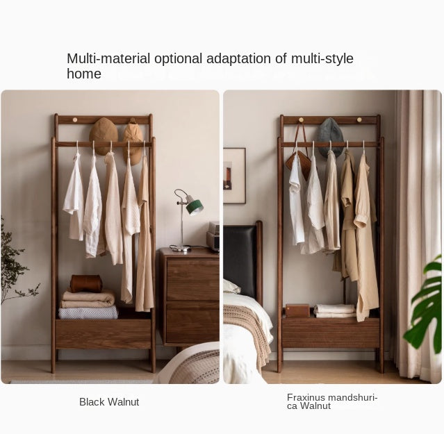 Ash Solid Wood Modern Storage Rack