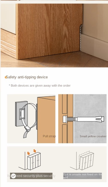 Oak Solid Wood Cream Wind Floor Bookshelves