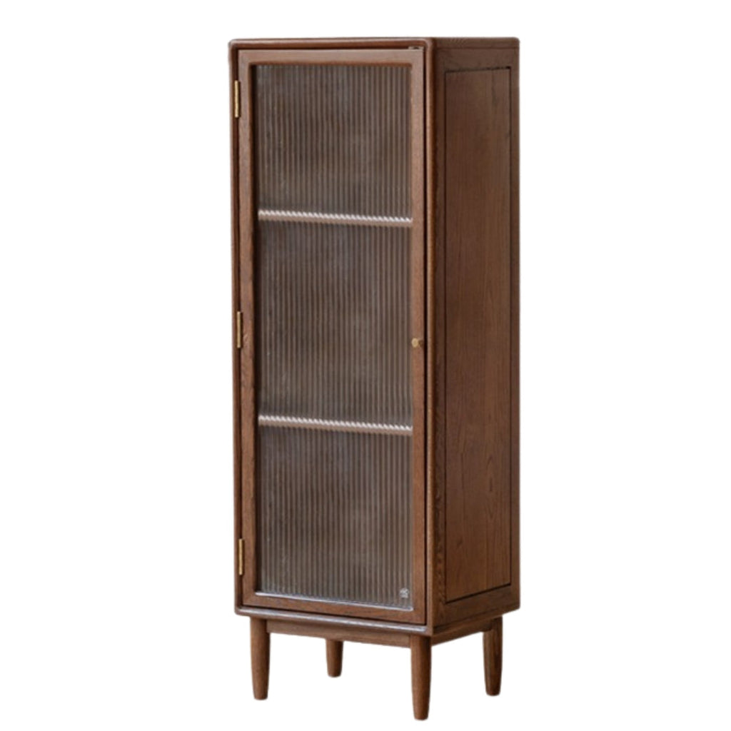 Oak Solid Wood Modern Side Cabinet