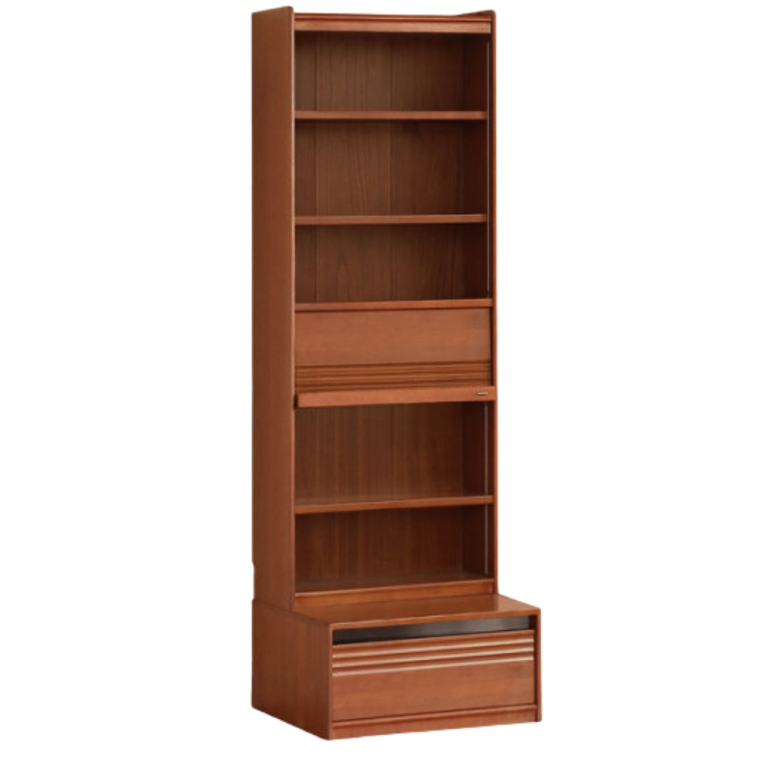 Poplar Solid Wood Combination Bookshelf Antique Style