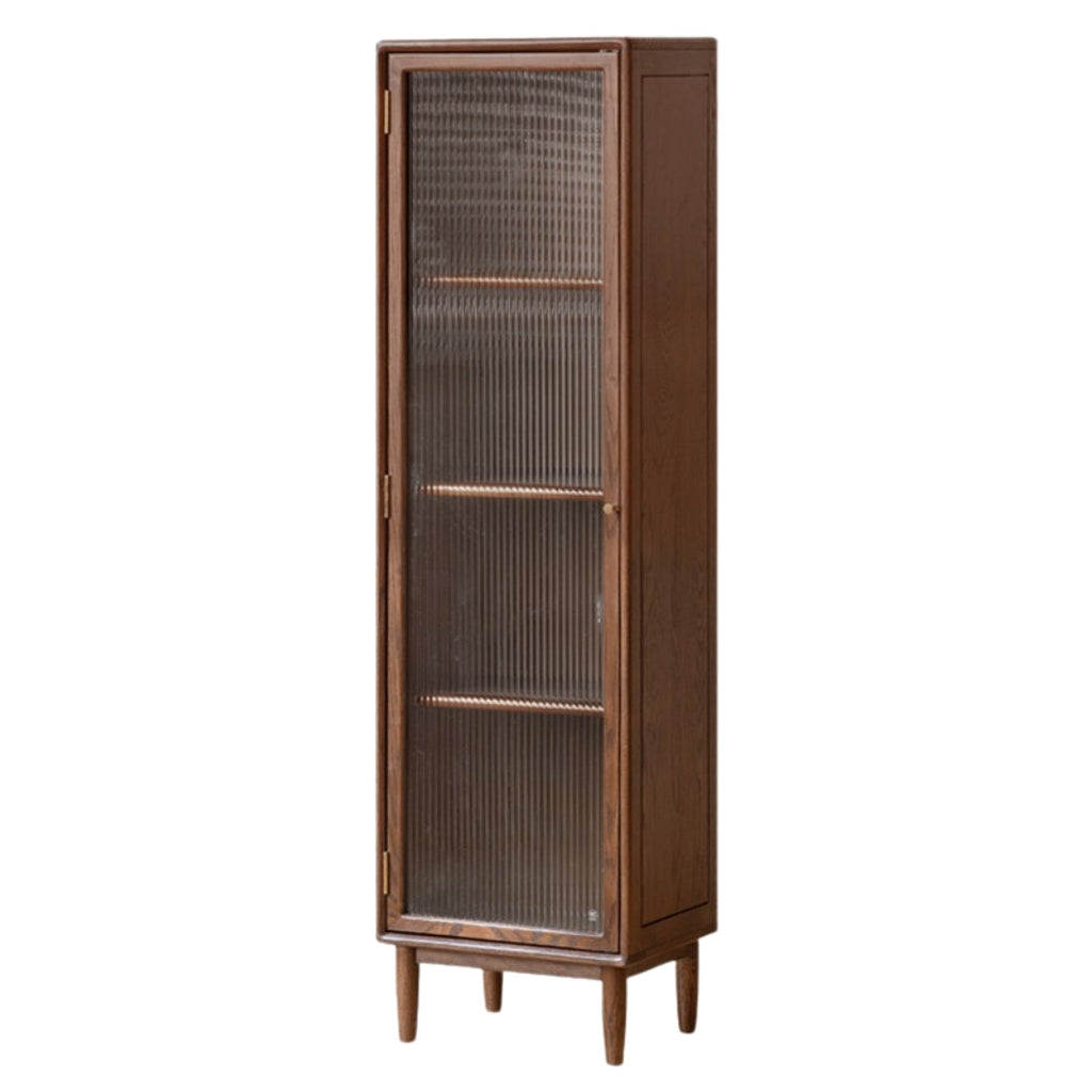 Oak Solid Wood Modern Side Cabinet