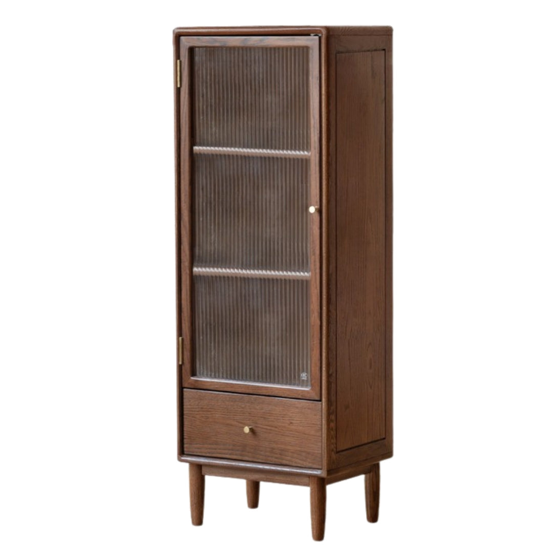 Oak Solid Wood Modern Side Cabinet