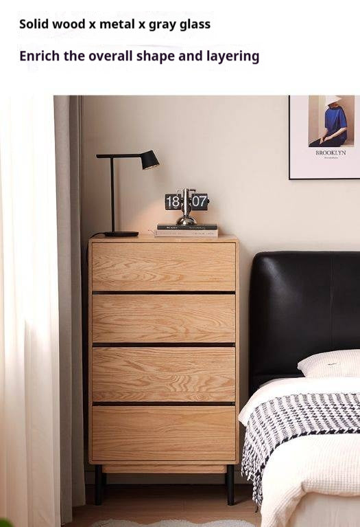 Oak Solid Wood Chest of Drawers