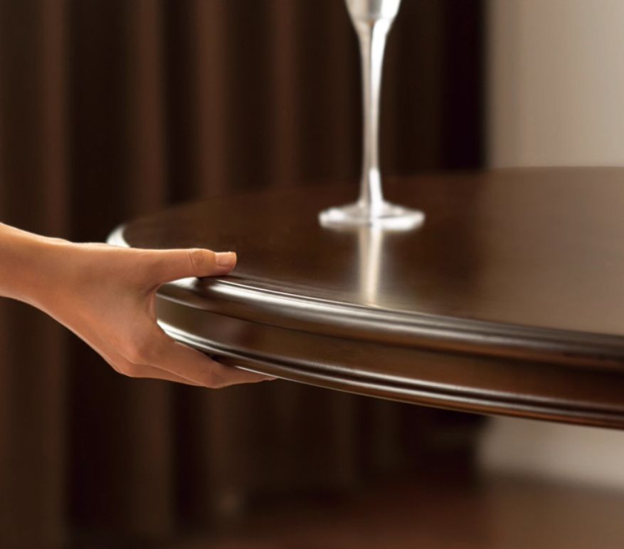 Poplar Solid Wood Dining Table American Retro