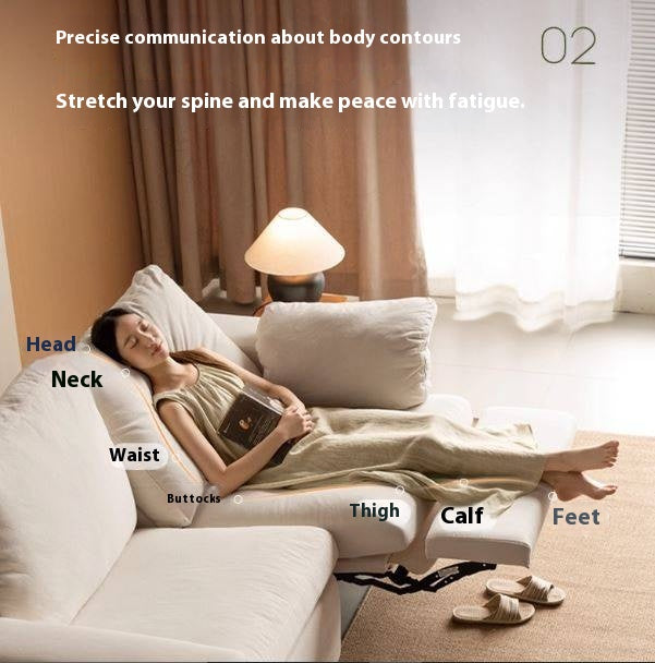 Fabric Sofa Cotton and Linen Electric