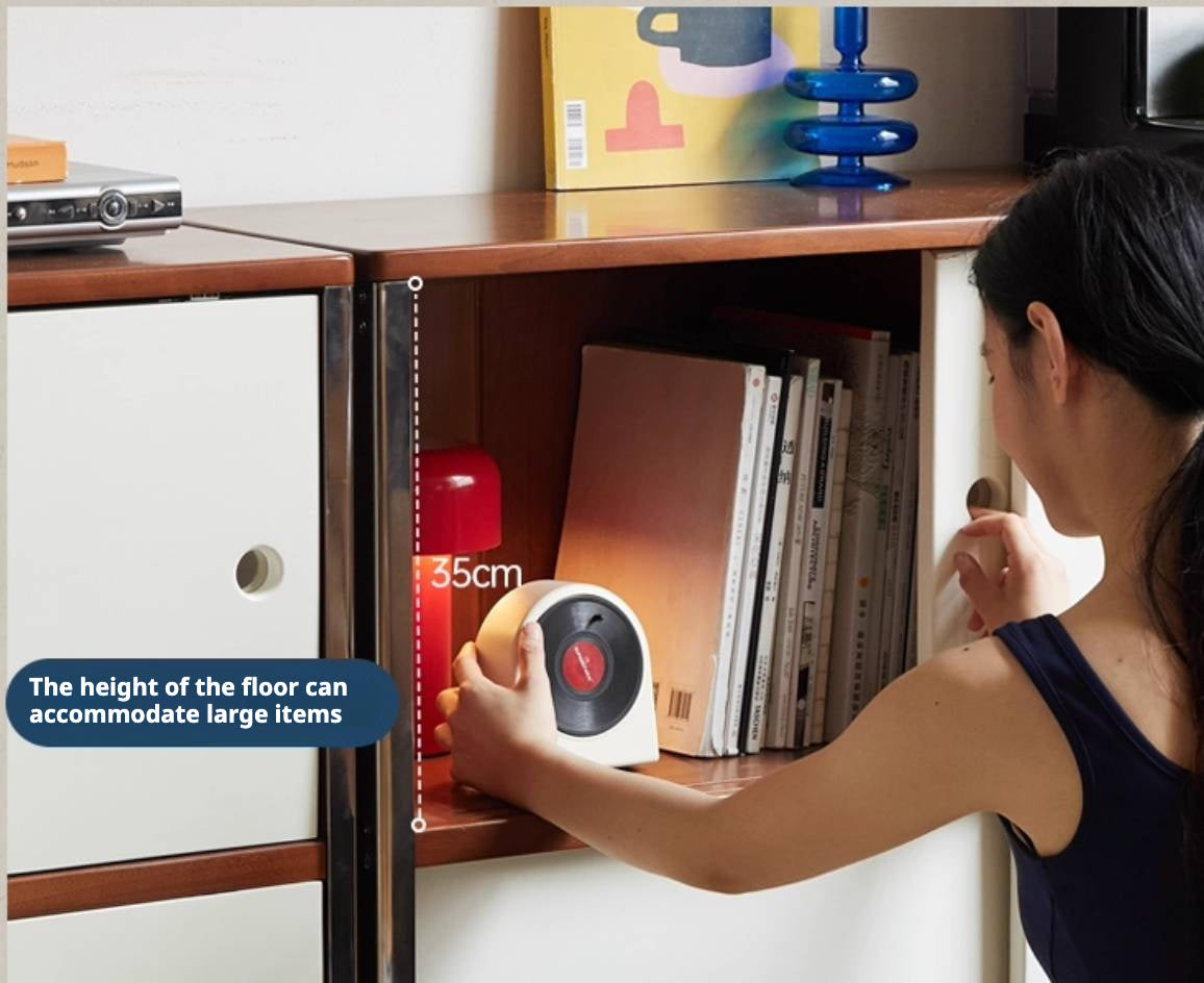 Poplar Solid Wood Bauhaus Style Bookcases Combination