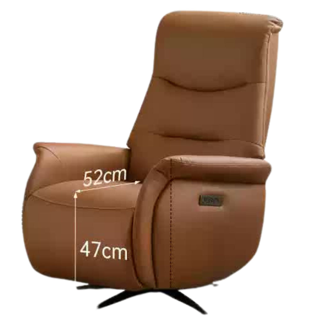 Cloud Leather Light Luxury Rotating Electric Chair