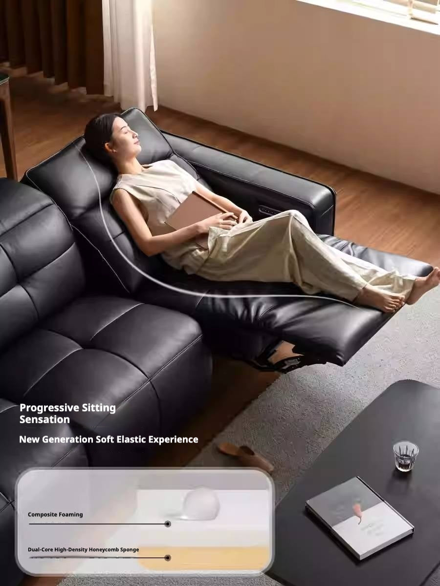 Leather Modern Style Electric Sofa