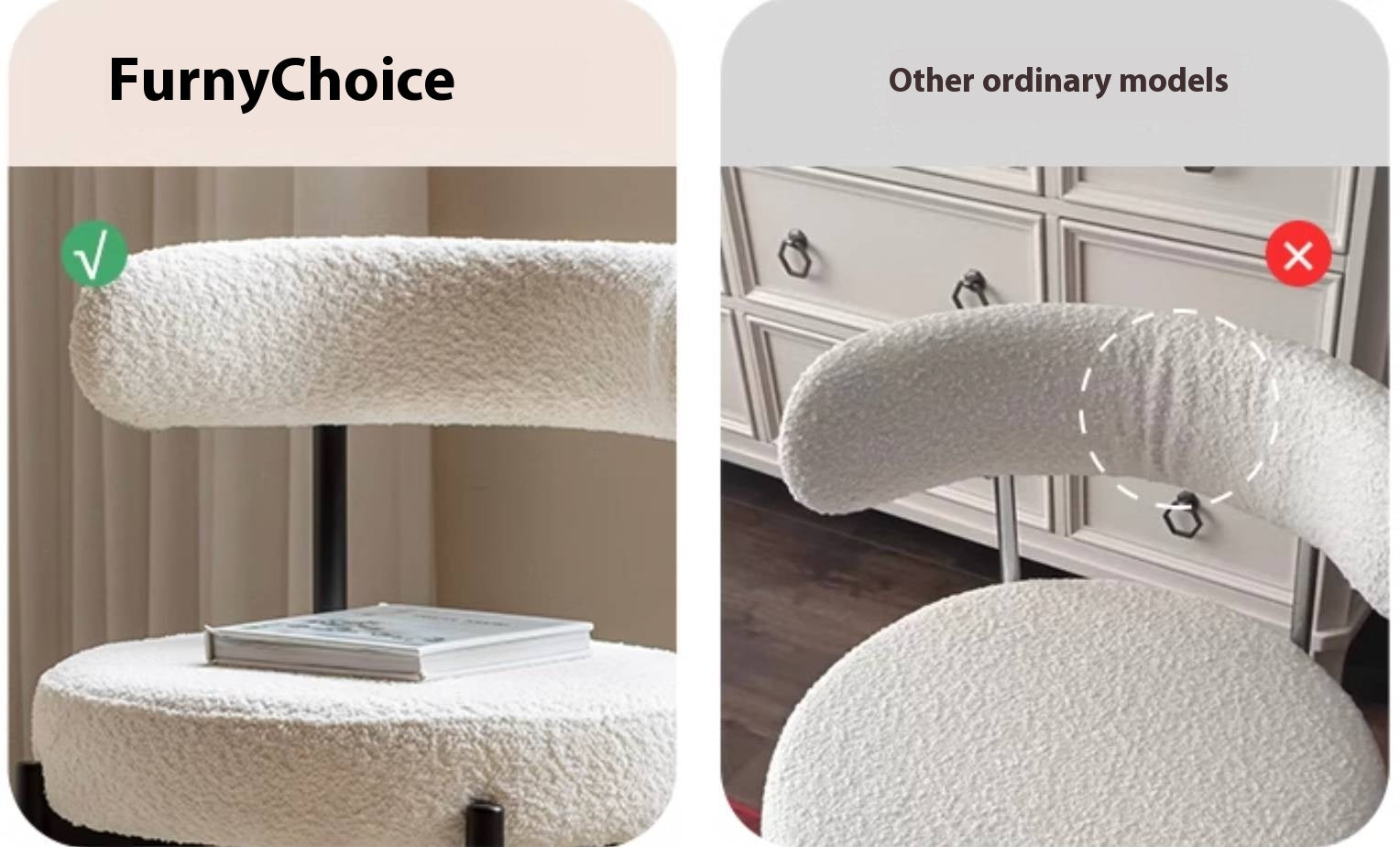 Fabric, Leather Bauhaus Style Chair