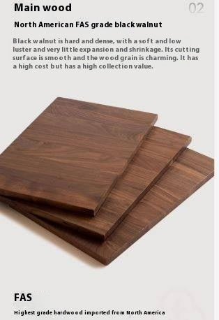 Black Walnut Solid Wood Sliding Doors TV Cabinet