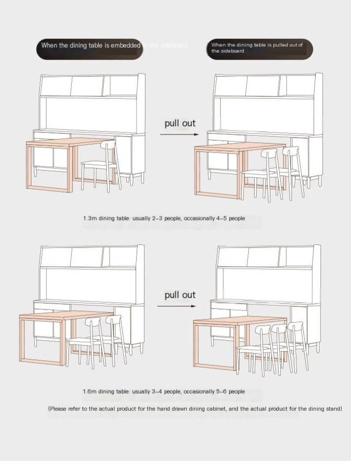 Black Walnut, Oak Solid Wood Light Luxury Style Rock Plate Storage Cabinet