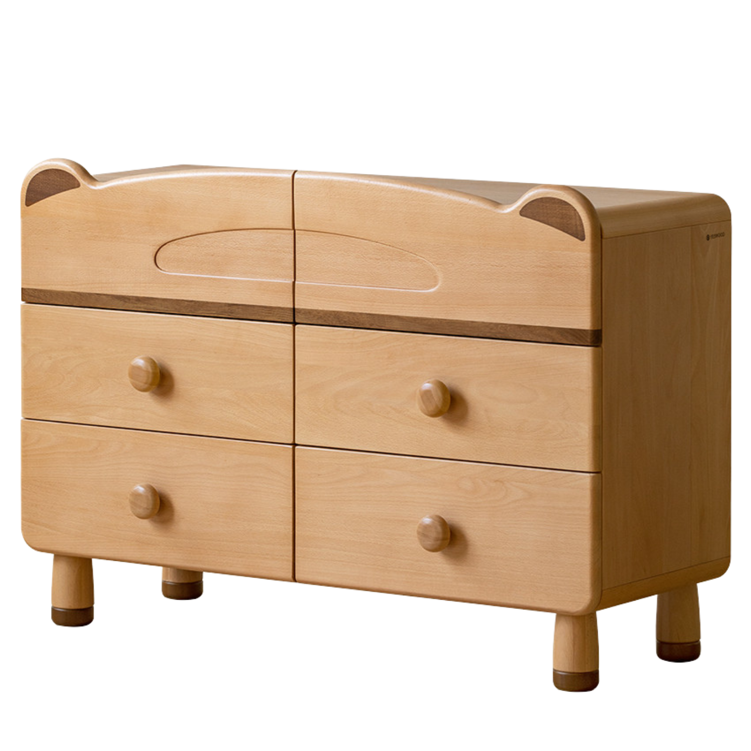 Beech Solid Wood Childrens Drawer