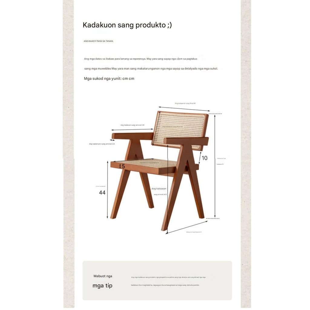 Beech Solid Wood Dining Chair