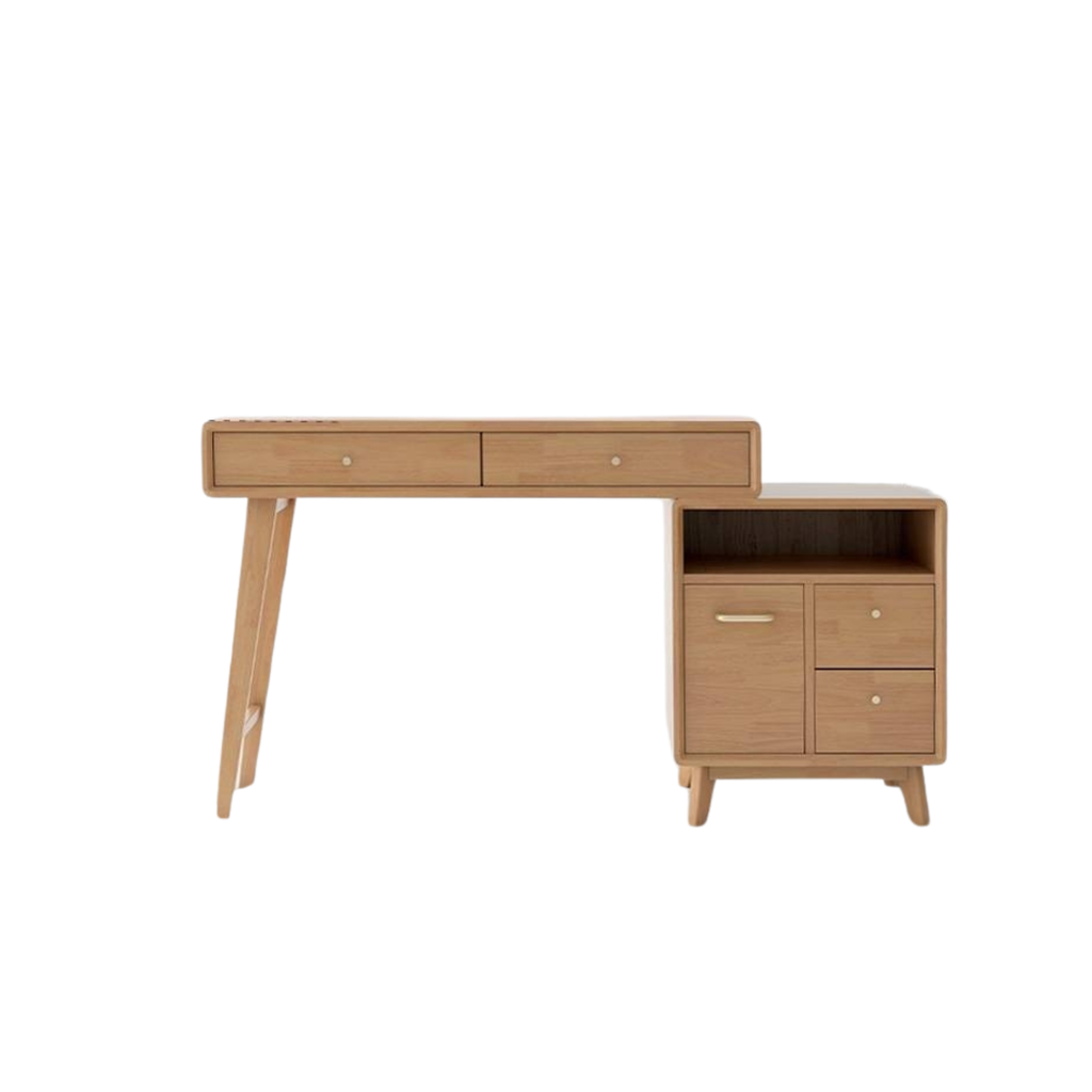 Oak solid wood Dressing Table Telescopic -USA