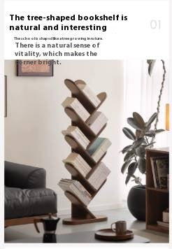 Black Walnut, South American Walnut Solid Wood Bookshelf Storage Rack