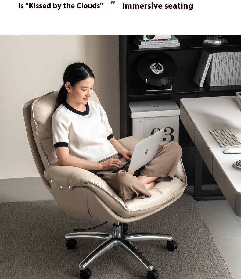 Leather Computer Soft Backrest Office Chair