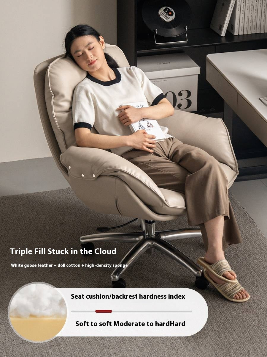 Leather Computer Soft Backrest Office Chair