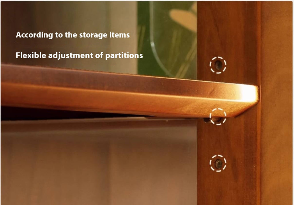 Poplar Solid Wood Antique Medieval Style Bookshelf