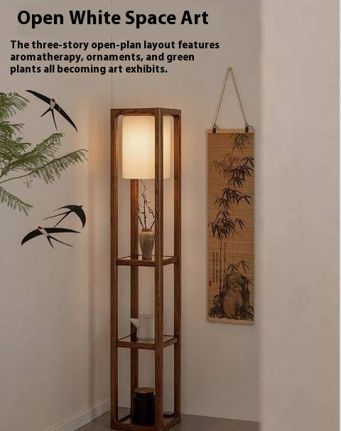 Oak Solid Wood Storage Rack