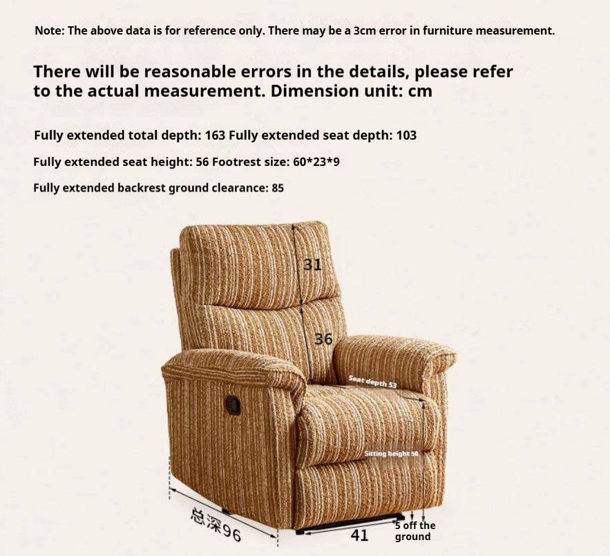 Fabric Modern Functional Electric Sofa Chair