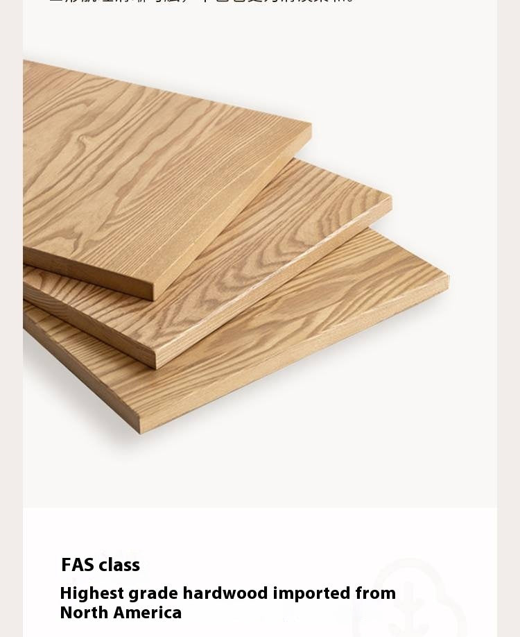 Ash Solid Wood Round Dining Table