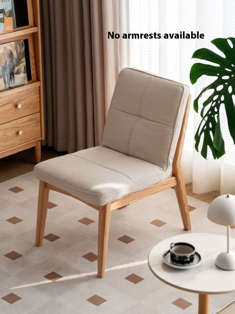 Oak Solid Wood Modern and Simple Armchair