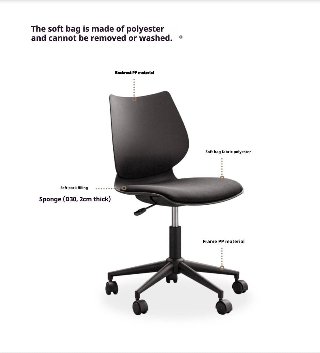 Fabric Adjustable And Casual Office Chair