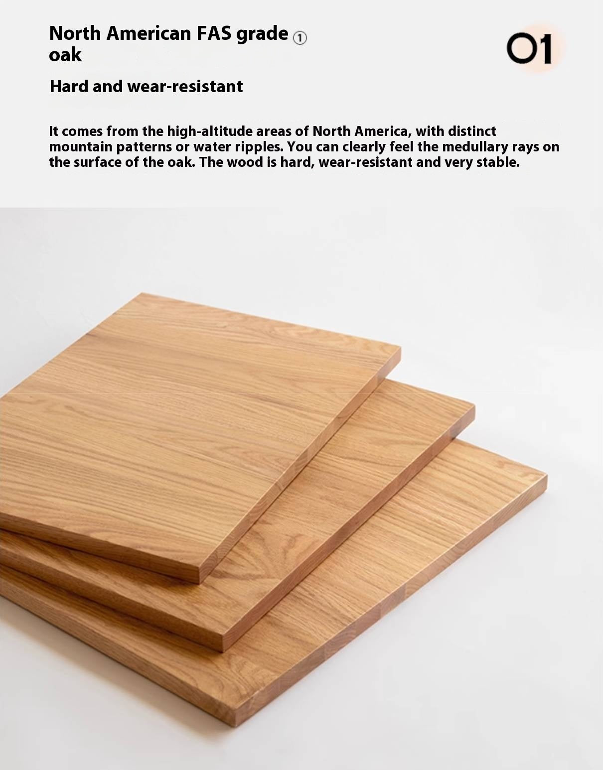 Oak, Black Walnut Solid Wood Office Desk With Integrated Bookshelf