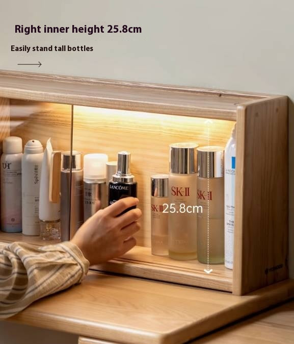 Ash Solid Wood Modern Multi-function Dressing Table