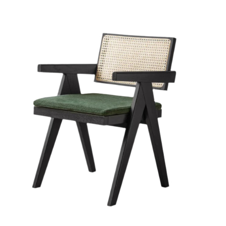 Ash, Oak, Cherry Solid Wood Light Luxury Leisure Dining Chair