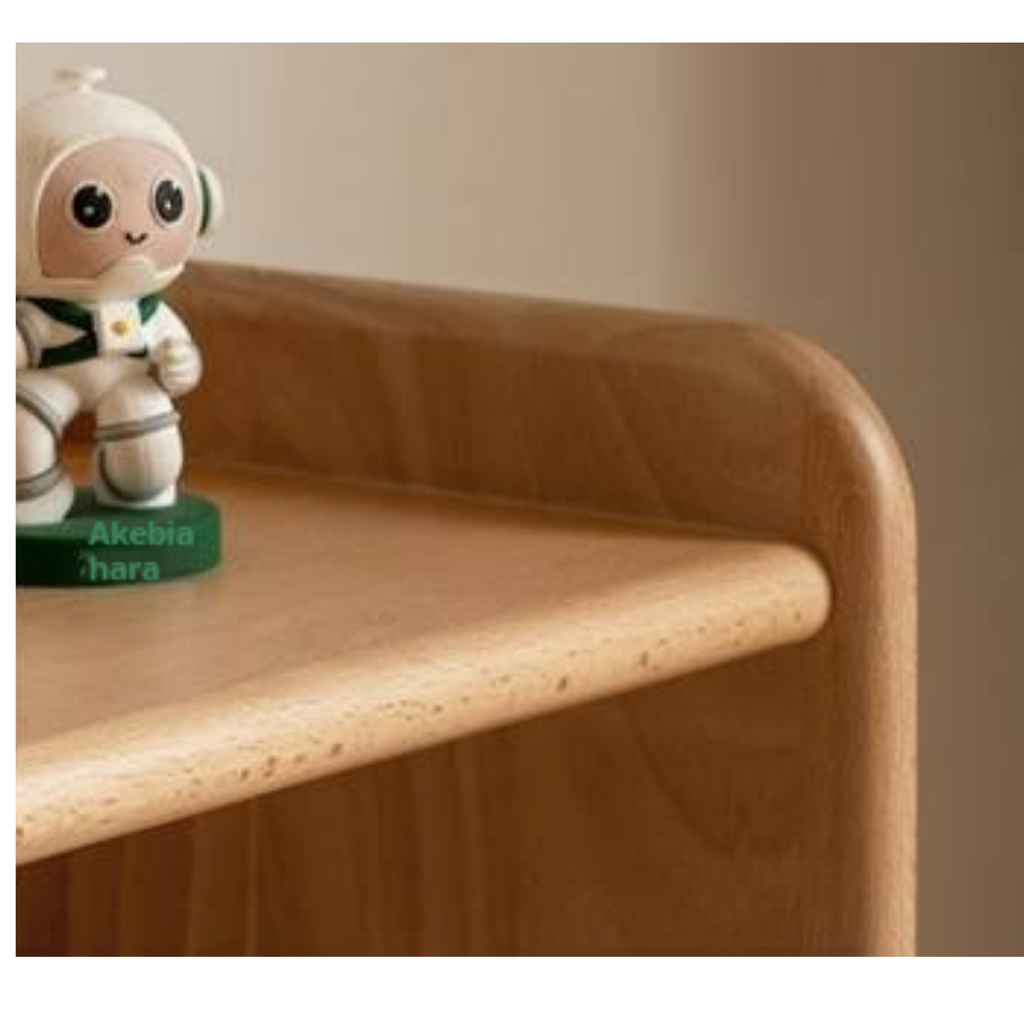 Beech Solid Wood Children's Bookcase