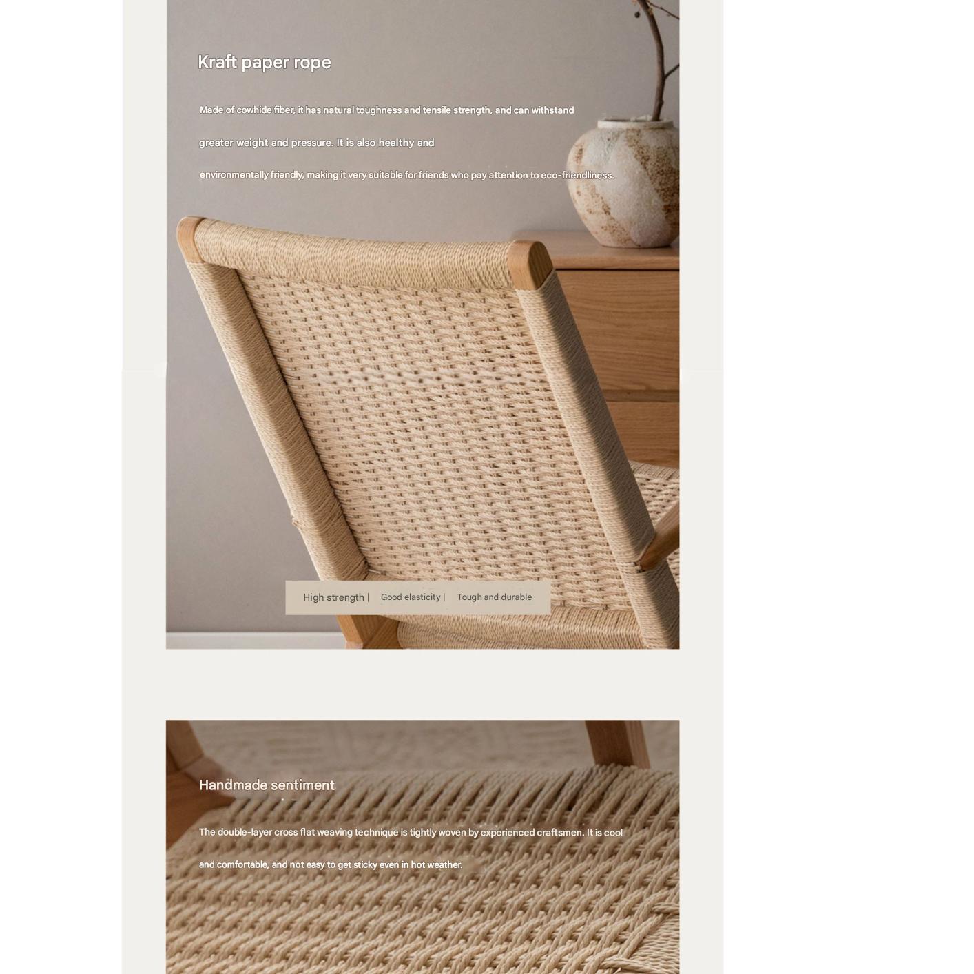 Oak Solid Wood Modern Rocking Chair