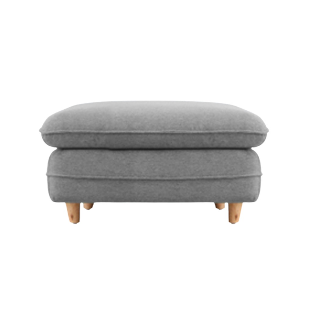 Fabric Wooden Modern Sofa Footstool
