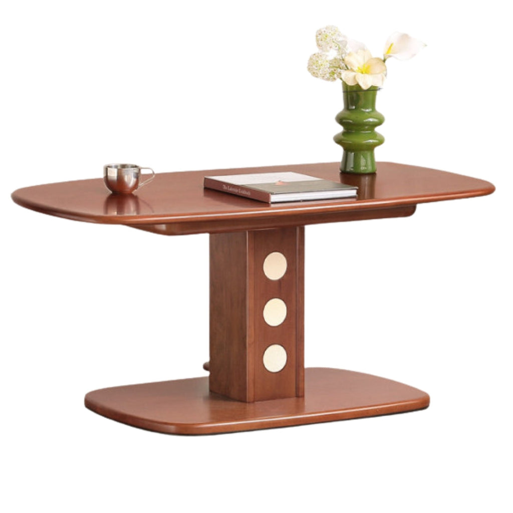 Poplar Solid Wood Ancient Style Elevating Tea Table