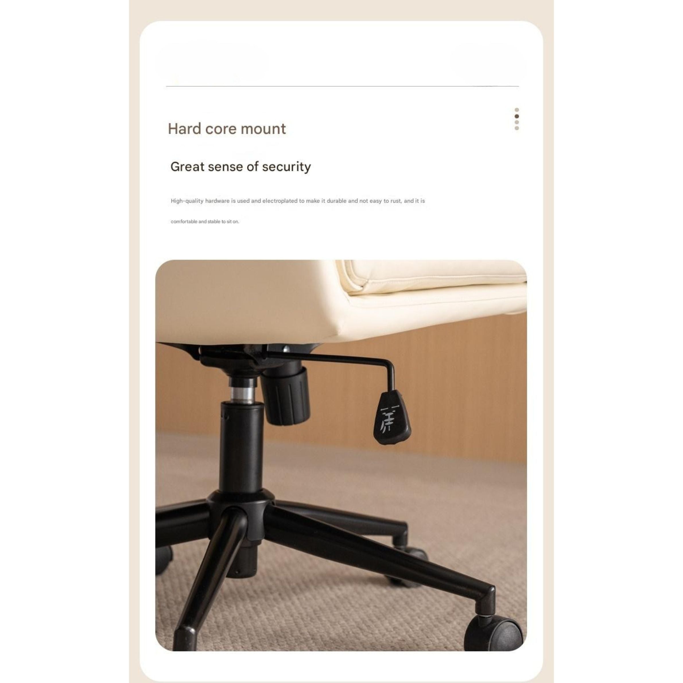 Organic Leather Computer Chair