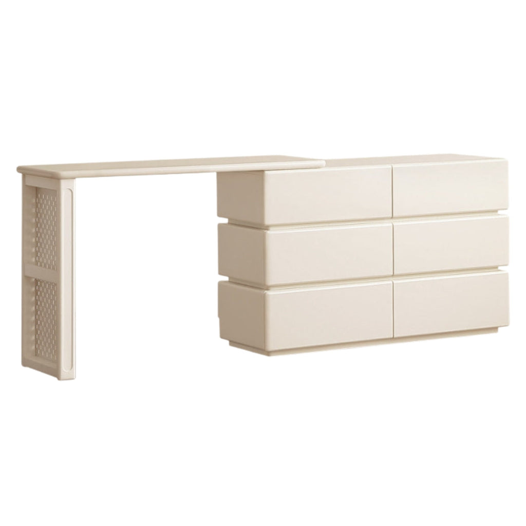 Solid Rubberwood Modern Dressing Table