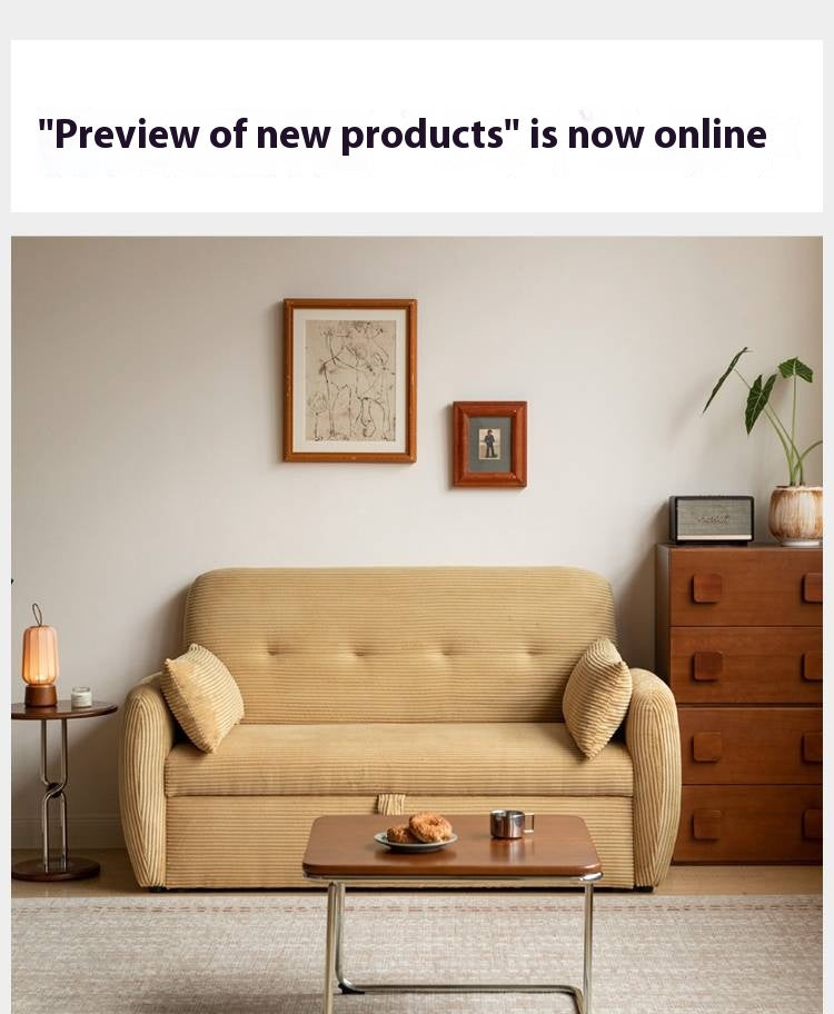 Fabric Retractable Modern Sofa Bed