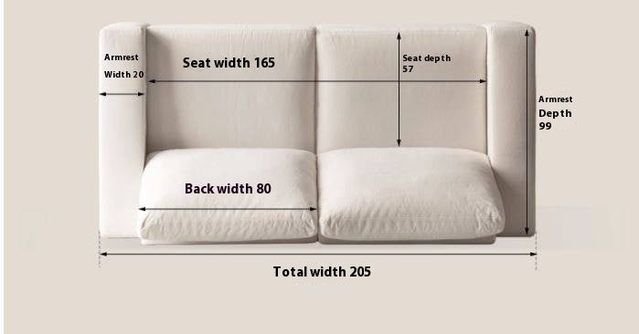 Fabric Sofa Cotton and Linen Electric
