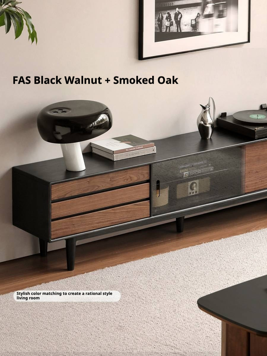 Oak Solid Wood Ancient Style Wood TV Stand