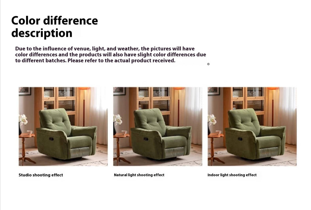 Fabric Modern Style Rocking Armchair