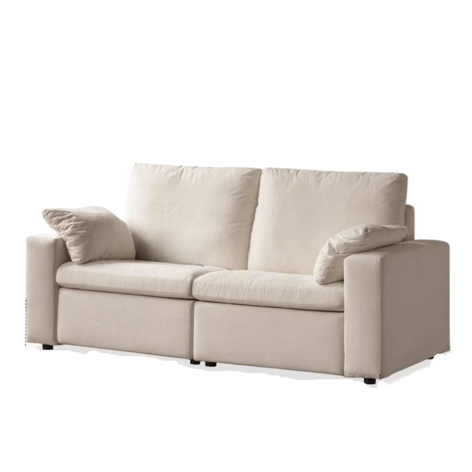 Fabric Sofa Cotton and Linen Electric