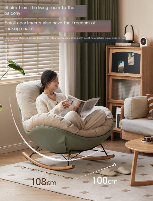 Fabric Retro Rocking Chair