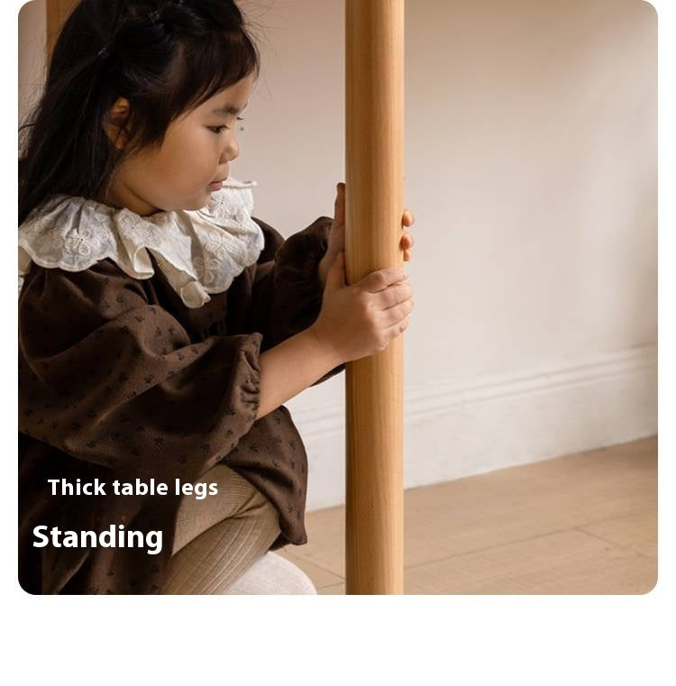 Beech Solid Wood Children's Learning Desk.