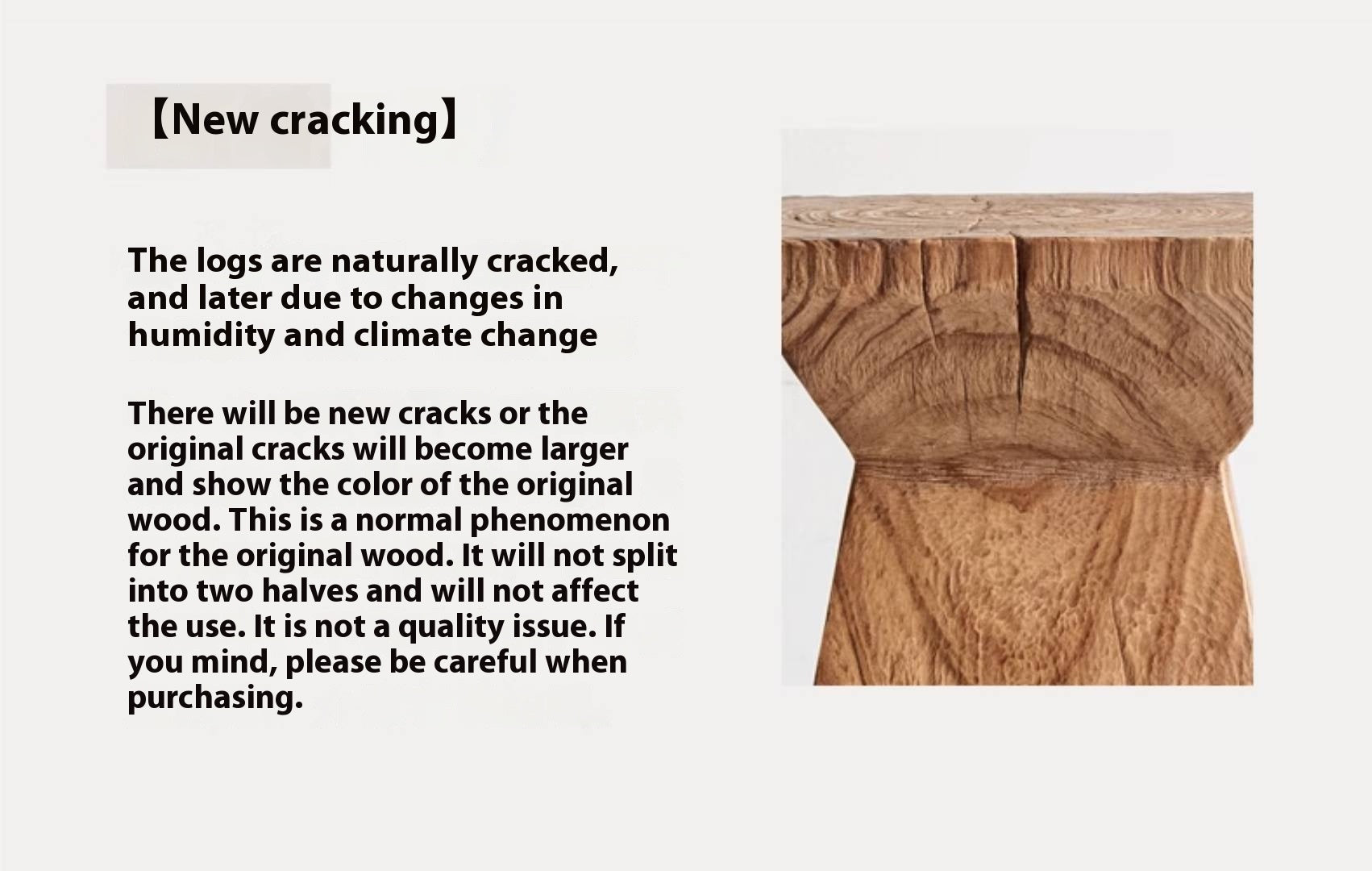 Pine Solid Wabi Sabi Style Side Table