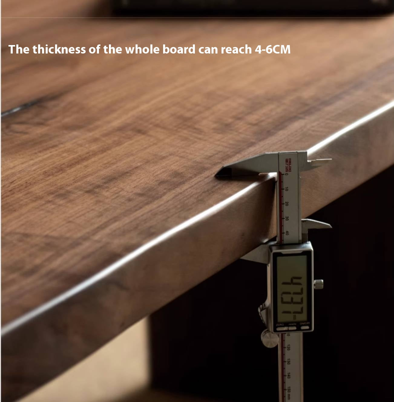 Black Walnut Solid Wood Wabi Sabi Style Coffee Table