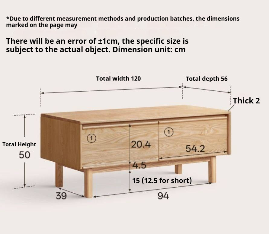 Ash, Oak Solid Wood Solid Wood Tea Table